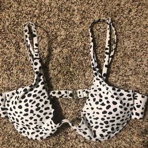 SHEIN Polka Dot Bikini Top (Fits small)